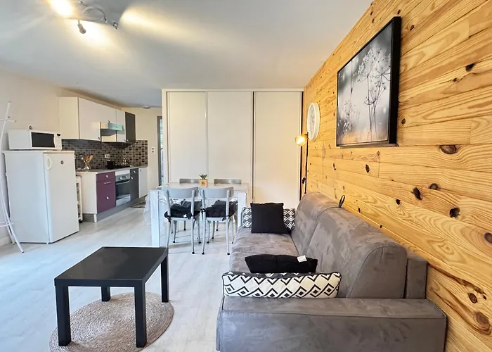 شقة T2 Ensoleille. Terrasse, Jardin Commun, Vue, Parking.